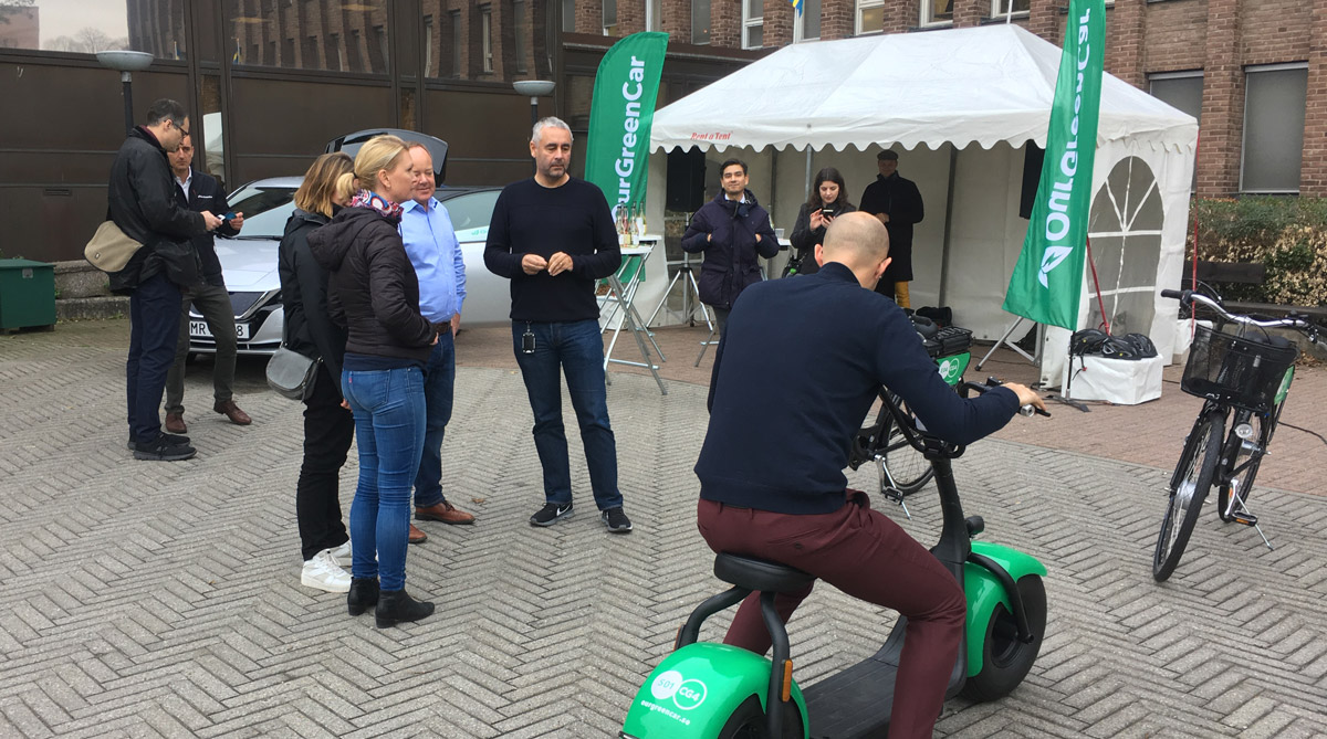 E.ON öppnar sin första helt eldrivna fordonspool